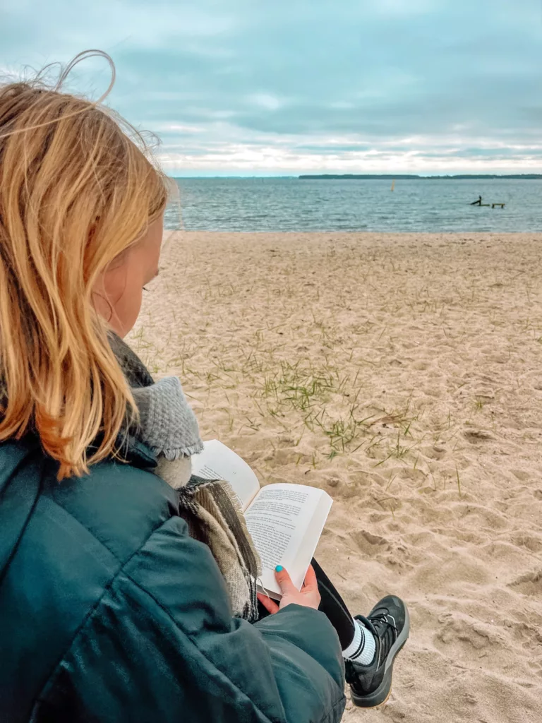 Lezen in Sønderborg, Denemarken aan zee